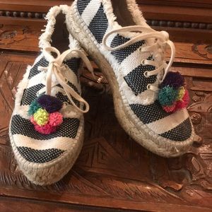 patterned espadrilles